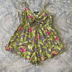 BOGO! Forever 21 Abstract Floral Romper